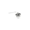 moonlidesigns Tiny Nose Stud 22 gauge Sterling Silver Crystal Nose