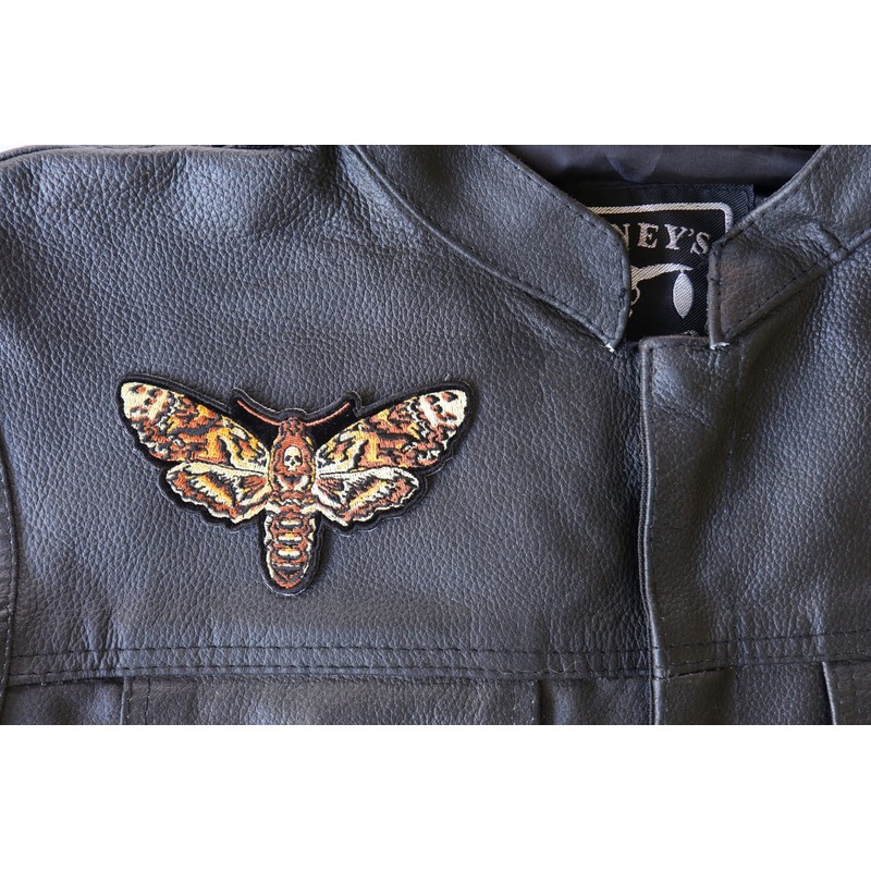 Moth Skull Patch, Skull Patches (P6335)