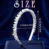 Campsis Rhinestone Headband Silver Pearl Hair Accessories Crystal Bride Hair