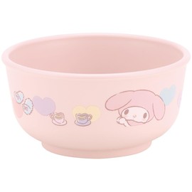 Skater Baby Dinnerware, Rice Bowl, For Kids, About 5 Months and Up, Antibacterial, Plastic, 7.78 fl oz (230 ml), My Melody Sanrio XP23AG-A