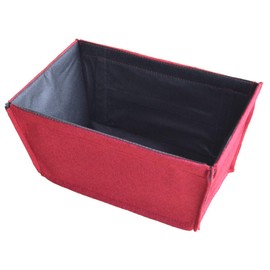 Felt Square Folding Planter Burgundy