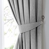 Fusion - Dijon - Pair of Curtain Tiebacks, Silver