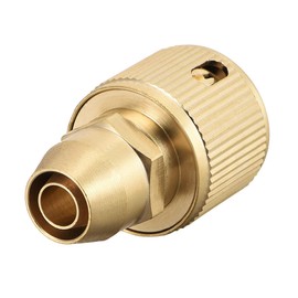 sourcing map 3/8" Brass Quick Connectors Adapters Garden Hose Fittings