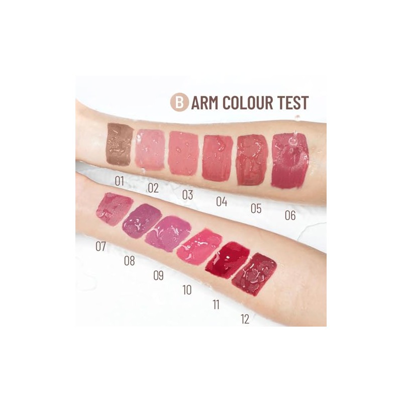 Set de Labiales 12 Piezas, Set de Brillo Labial Mate