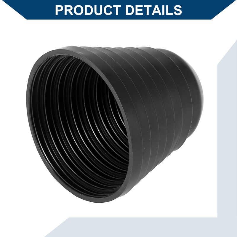 Hihaha Headlight Dust Cover Cap/for Car/Rubber / 1 Pcs Black