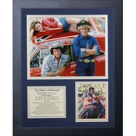 Legends Never Die Dukes of Hazzard General Lee Framed Photo Collage, 11 by 14-Inch