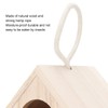 Ejoyous Wooden Bird House Box, Small Bird House, Hanging Bird