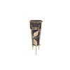 Wife - Memorial Metal Grave Vase With Gold Leaf -