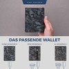 VON HEESEN® Men's Leather Wallet with Coin Compartment and RFID