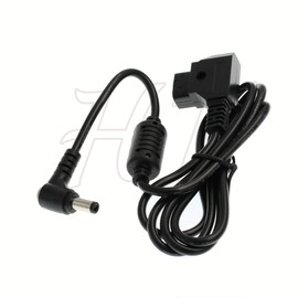 Video Assist Monitor 4K Power Cable D-Tap DC Barrel 5.5x2.5mm Right Angle for Blackmagic 24 Inch