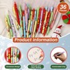 JXITON 36pcs Christmas Pens,Retractable Xmas Ink Pens Gen Ballpoint Pen