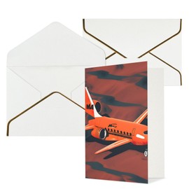 SSIMOO Mars Planet 1 Greeting Card With Envelope Decoration - Perfect For Festivals And Special Occasions