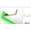HEXIM LED Stucco Moulding Pattern – Indirect Lighting with Ceiling