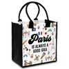 seclate Paris Travel Gift Tote Bags for Women, France Paris