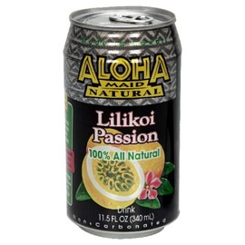 Aloha Maid Lilikoi Passion Drink, 11.5-Ounce (Pack of 12)