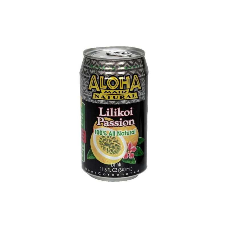 Aloha Maid Lilikoi Passion Drink, 11.5-Ounce (Pack of 12)