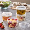 PLASTICPRO - Paquete de 6 recipientes de almacenamiento de alimentos