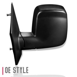 Auto Dynasty GM1320283 OE Style Powered+Heated Driver/Left Side View Door Mirror Compatible with Chevy Express GMC Savana 03-07