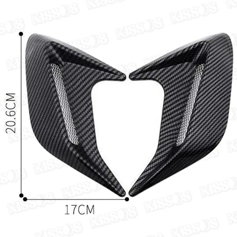 Car Dummy Duct Fender Hood Aero Custom Dress Up Carbon