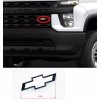 GM Front Small Black White Bowtie for 2019-2024 Chevy Silverado
