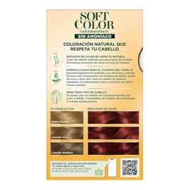 Soft Color Tinte Semi Permanente 5554 Cobrizo | Crema, Agua, manteca de karité, aceite de coco, aloe vera, Cabello normal
