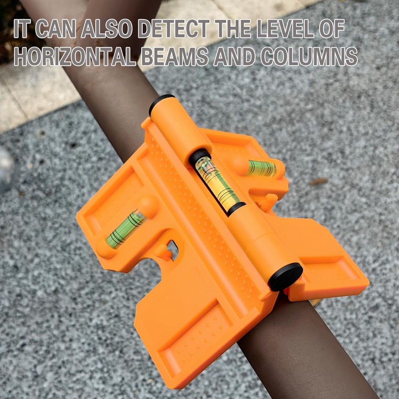 270 ° Foldable Column Level with Vertical Soft Magnet for