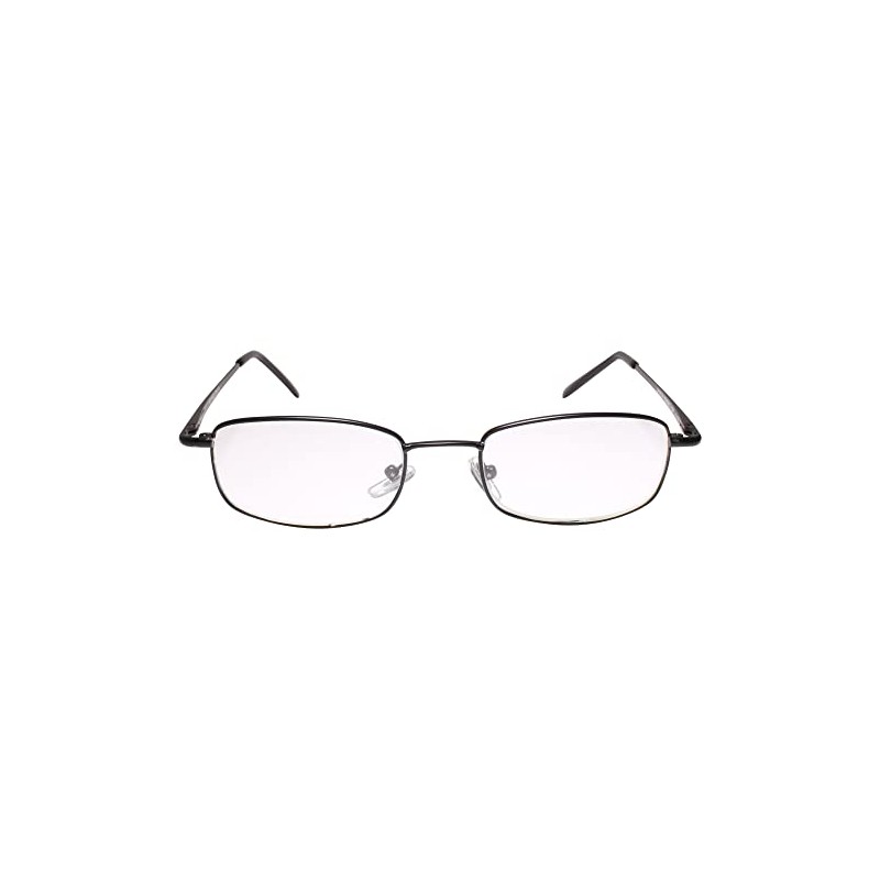 Spring Hinge Rectangle Photochromic Lens Black +2.50 Reading Sun Glasses