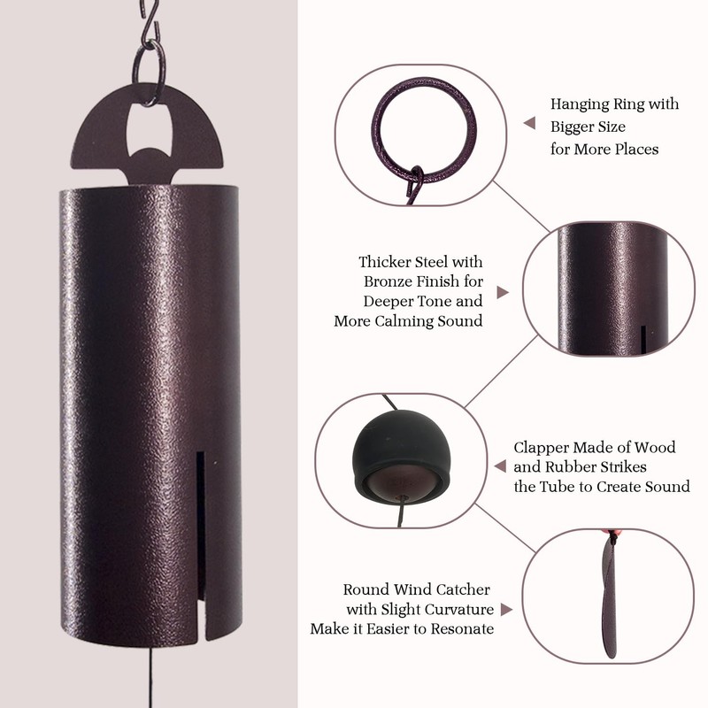ASTARIN Wind Chimes for Outside Deep Tone Heroic Windbell Deep