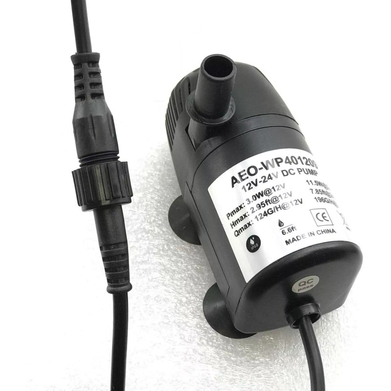 AEO Solar Water Pump KIT: DC Brushless 196GpH Water Pump