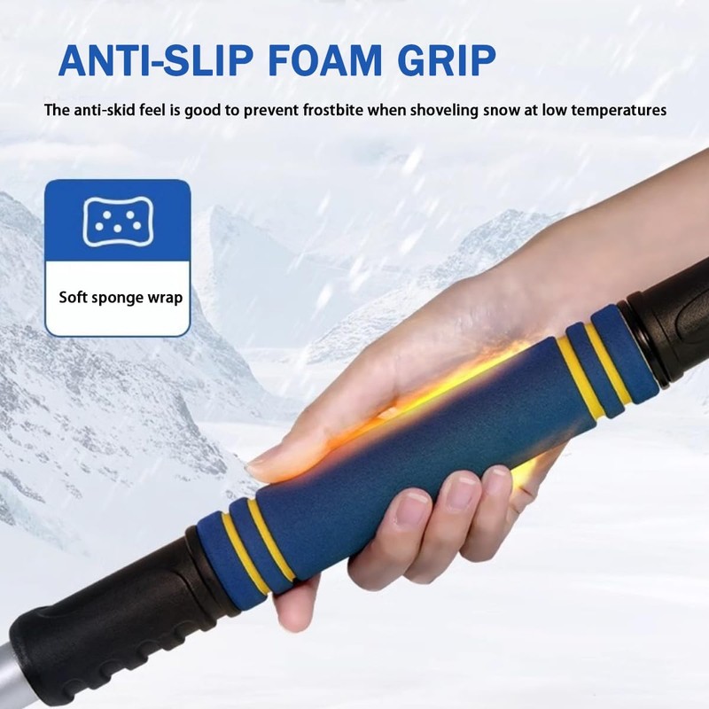 Extendable Snow Brush & Ice Scraper for Car Windshield –