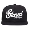 Sproutsy Men's Street Snapback Hat, Flat Visor, Straight Cap, Stoned,