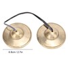 Tibetan Tingsha Cymbals Meditation Chime Bells, 2.7in Brass Strong Sound
