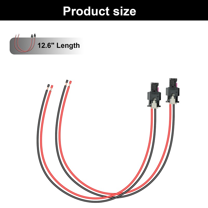 Camotokiit 2 Pack Side Marker Pigtail Connector Harness Compatible with