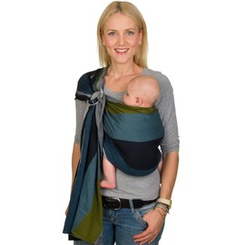 Hoppediz Ring-Sling Baby Sling from Birth, 100% Tested for Harmful Substances, Aberdeen Design