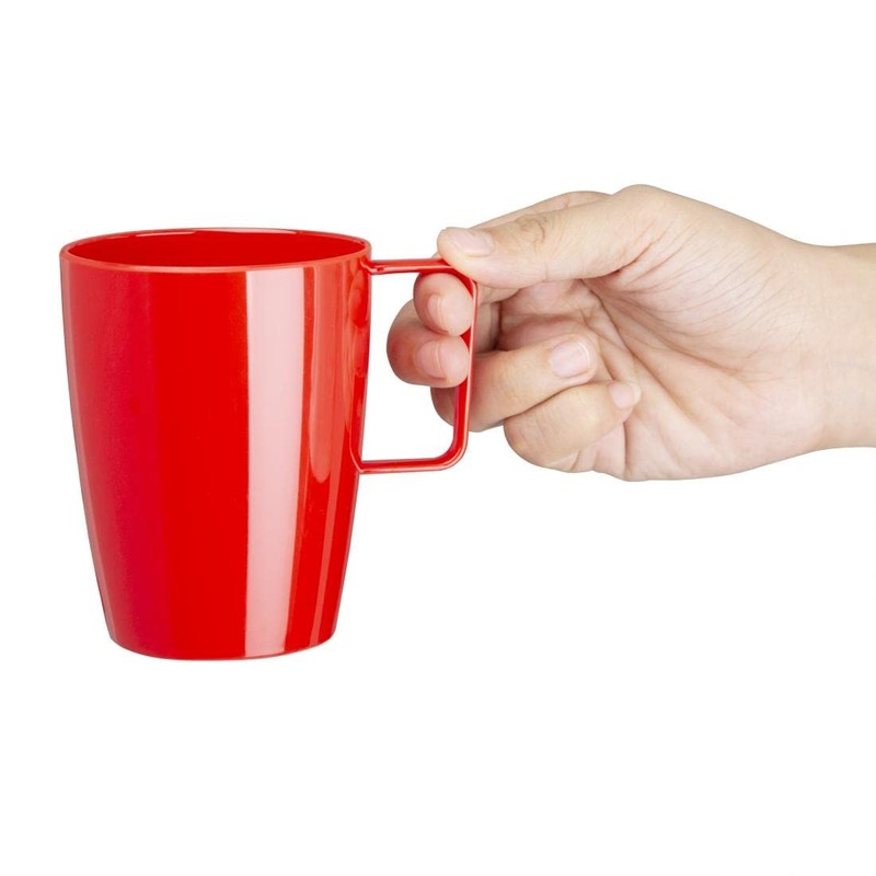 Olympia Kristallon Polycarbonate Plastic Handled Beakers Set 284 ml (Pack