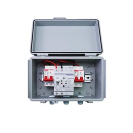 ATS AC Automatic Transfer Switch 2P 63A 220V with Overload & Short Circuit Protection, Millisecond-Level Auto/Manual Switching, PA6 Flame-Retardant Housing, for Uninterrupted Home Power Supply 50/60Hz