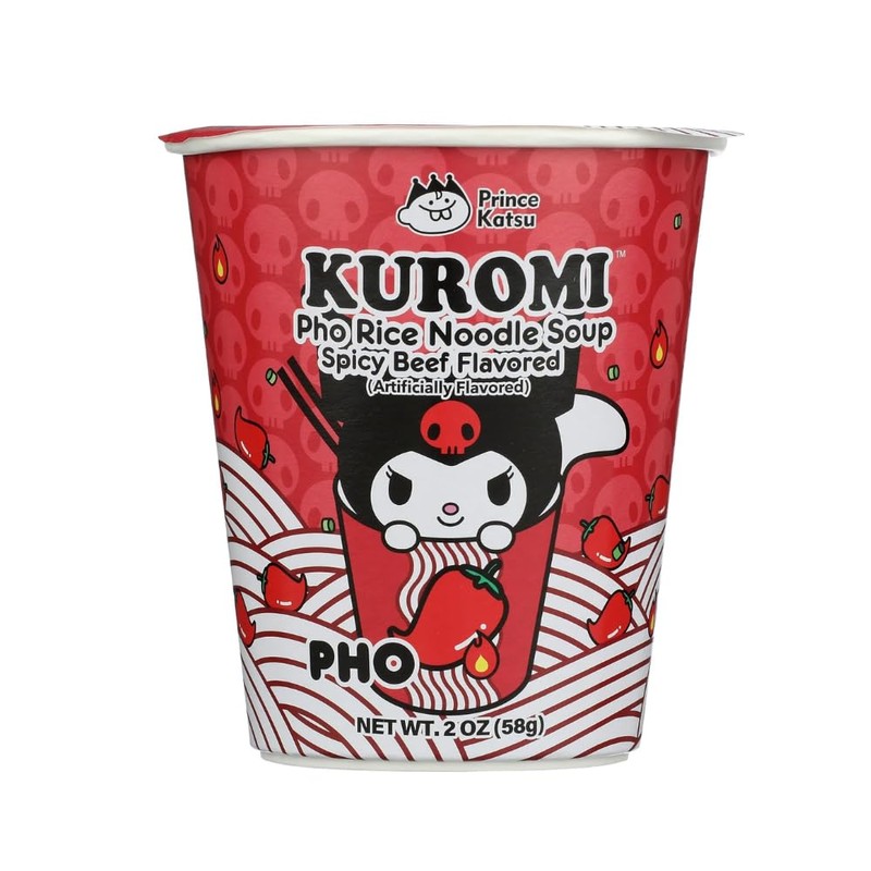 A-Sha Spicy Beef Flavored Pho Rice Noodle Soup, Zero Cholesterol,