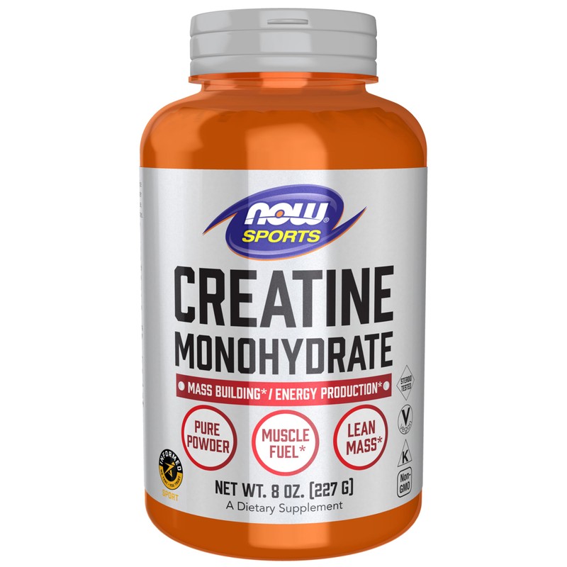 Now Foods | Creatine Monohydrate, 8 Oz | Monohidrato de