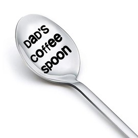 Dads Coffee Spoons for Men Daddy Christmas Gifts for Father in Law Birthday Gift for Coffee Lovers Gift for Dad Stocking Stuffers for Him Bonus Step Father Retirement Gifts for Dad from Daughter Son