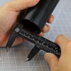 Marathon Vernier Caliper, Lightweight Durable Plastic. 0-6 inch (150mm) Scale