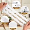 6 Pack Hidden Strap Tablecloth Clips, Black