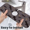 Faucet Draining Mat For Kitchen Sink, Star Bats Witchy Diatom