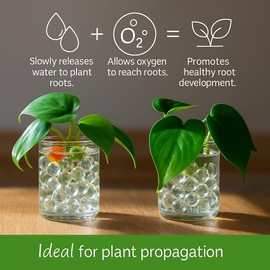 LIEBCTRL Water Beads for Vases,Water Beads for Centerpieces, Clear Blue Vase Filler Beads, Gel Beads for Vases,Water Gel Beads, Floating Beads for Centerpieces Vases, Clear Beads for Vases,Gel Beads