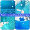 2 Pack 1.5" Threaded Pool Plugs with T-Wrench, Pool Jet