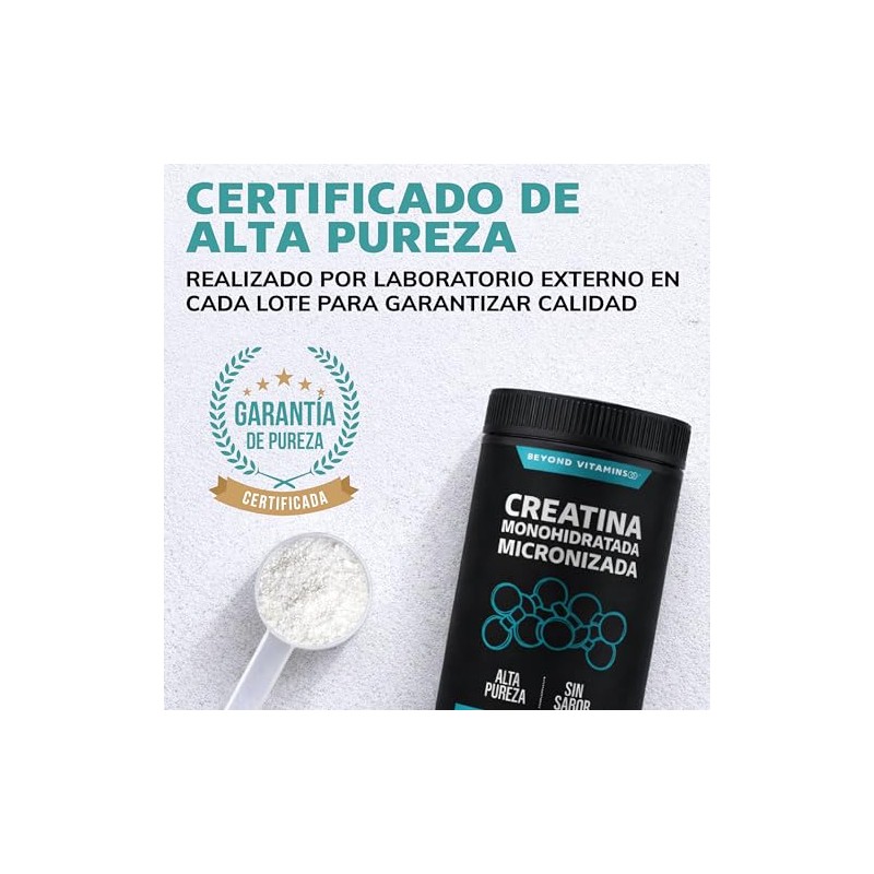 Creatina Monohidratada Micronizada Polvo 100 Alta Pureza Certificada Pre Workout
