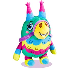 Piñata Smashlings: Huggable 12" Plush: Dazzle The Donkey - Series 1, Kid's Stuffed Smashling Character, Soft & Squeezable, Colorful, Toikido, Ages 3+
