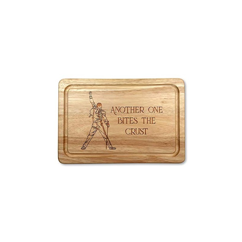 Freddie Mercury Inspired Premium Wooden Chopping Board 30 x 20