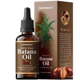 CARVENCHY 100% Pure Batana Oil & Rosemary Oil 30ml - Nourishing Hair Care for All Hair Types, Alcohol-Free, Supports Scalp Health Haircare Comfort - Specification: 1 bottle