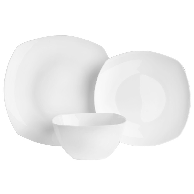 Everyday White by Fitz and Floyd Nevaeh Soft Square 12