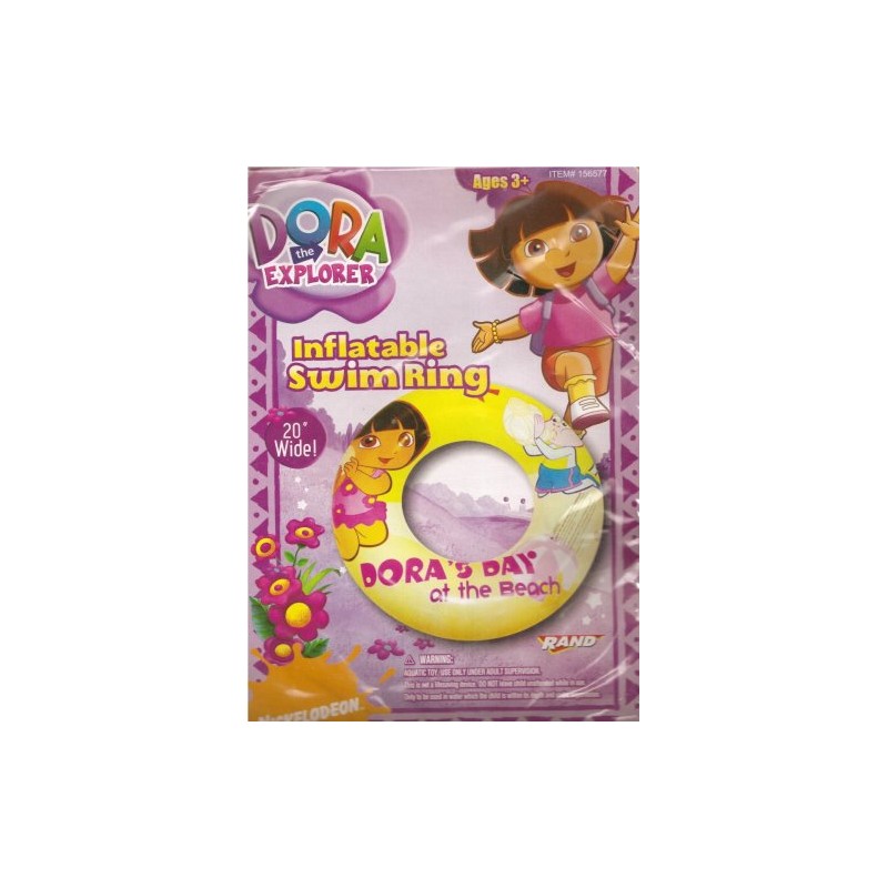 DORA Inflatable Swim Ring 20" (Dora's Day at the Beach)